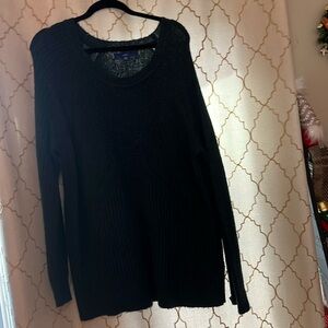 Green shimmery sweater